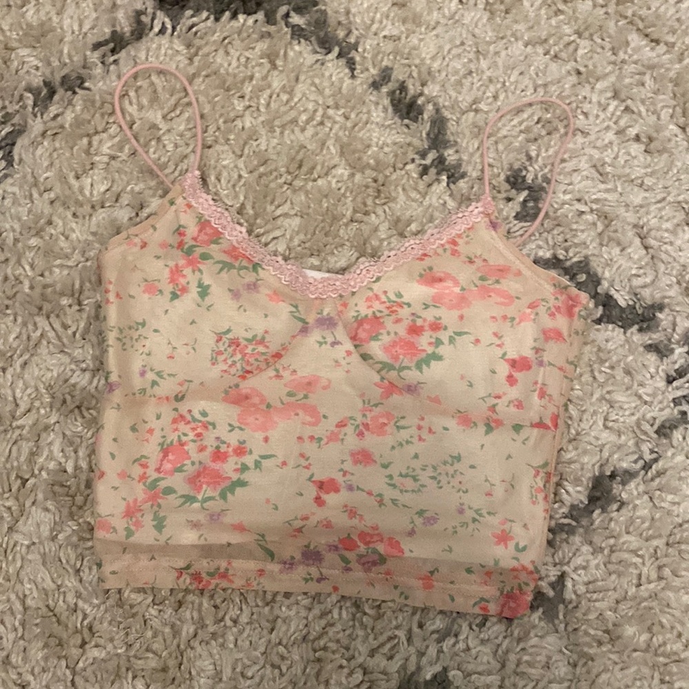 Floral tank top
